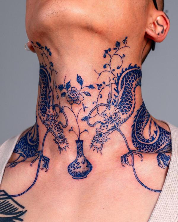 Japanese Dragon Tattoos An Inked Journey Through History, Myth, and Symbolism Art and Design