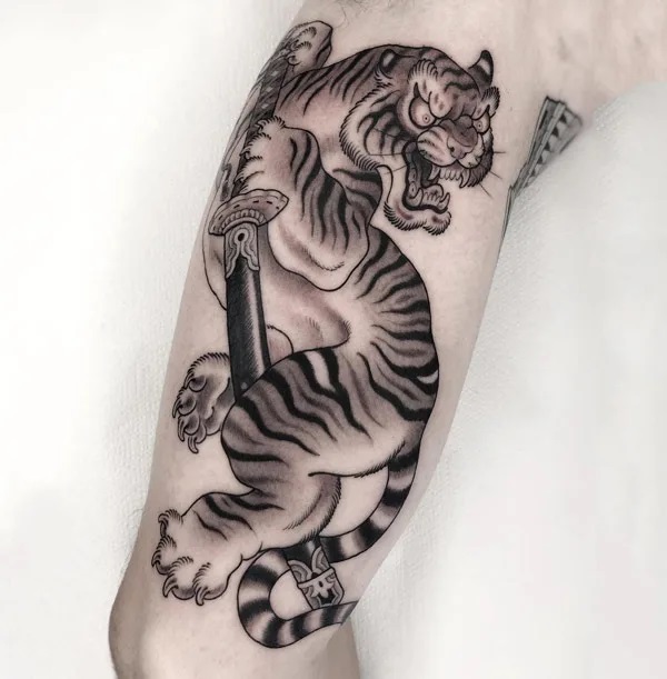 White Tiger Tattoo-Color by Hellsong-Diabla on DeviantArt