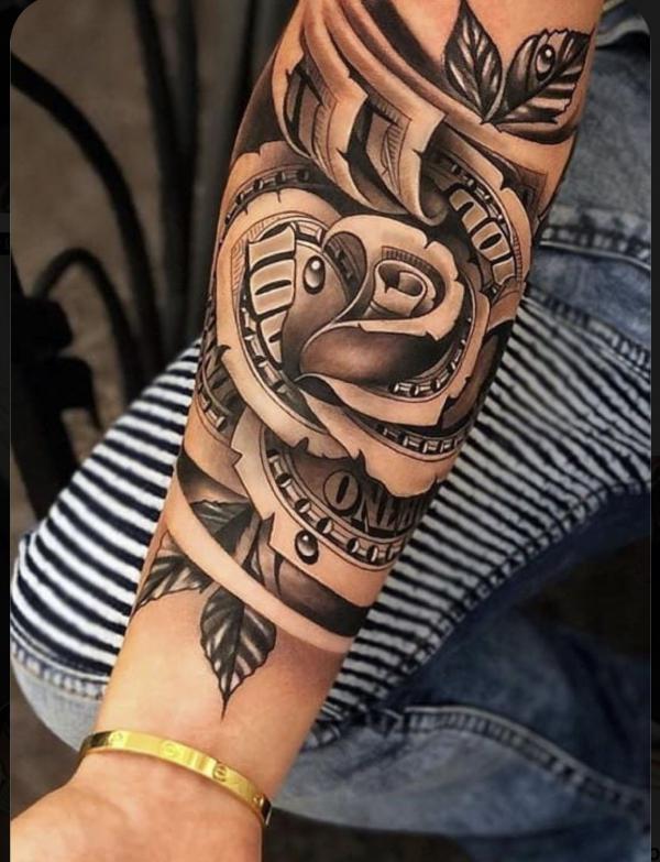 Todays fun @reddragontattoo_modesto @eddyboristattoos #fyp #foryoupage  #viral #picture #money #tattoo #rose #tattoos #tattooartist… | Instagram
