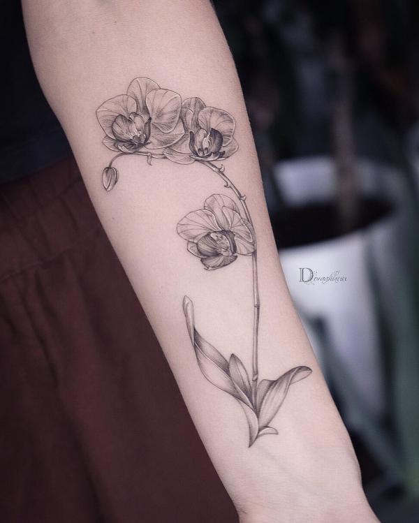 Orchid Tattoo Meaning With 105 Unique Designs For Inspiration
