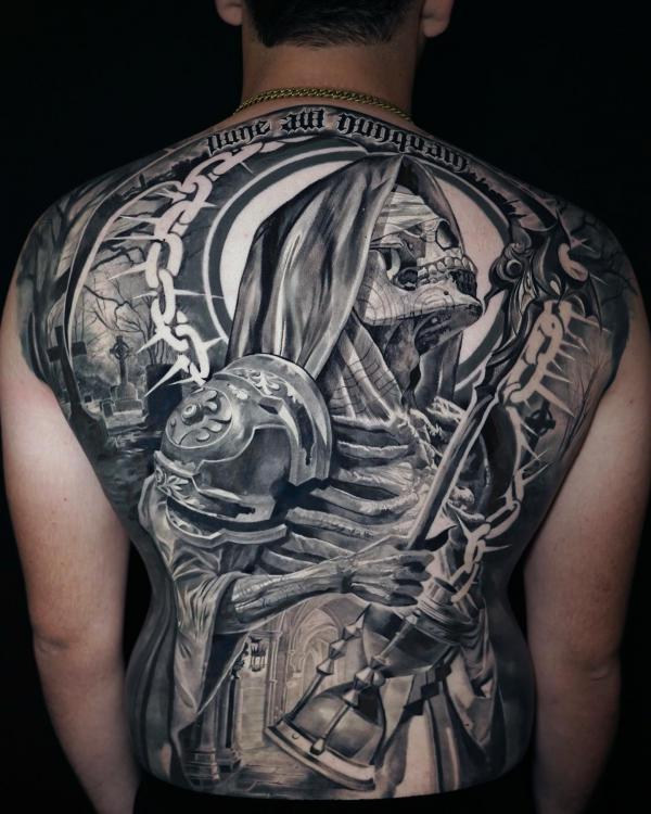 30 Meaningful Grim Reaper Tattoo Designs