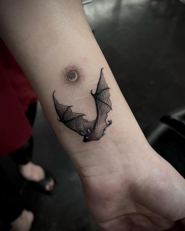 Bat Tattoos Meanings Styles and Design Ideas  Art and Design