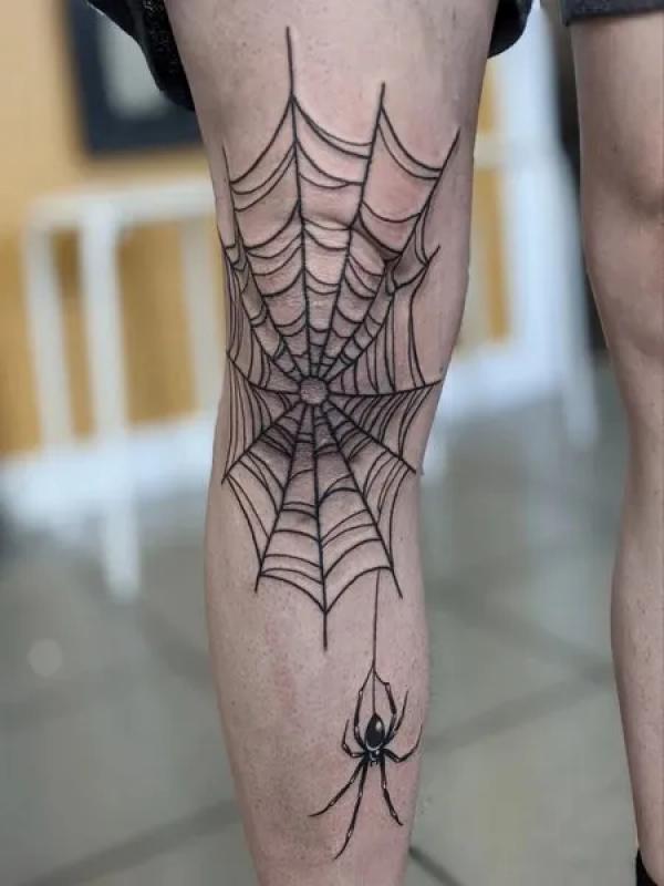 Spider Web Tattoos Unraveling the Intricate Symbolism Art and Design