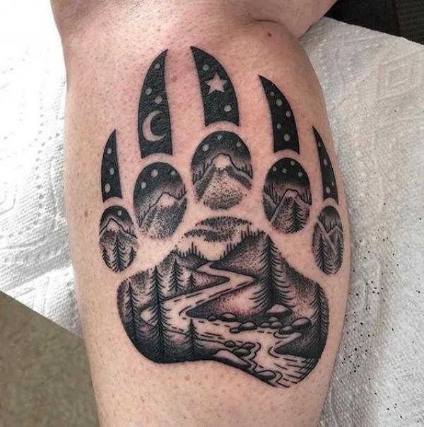 Bear Paw Tattoo Meaning and Inspiration - On Your Journey