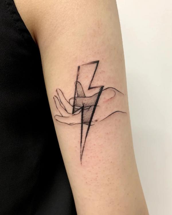 Lightning Bolt Tattoo Meaning and Designs Art and Design