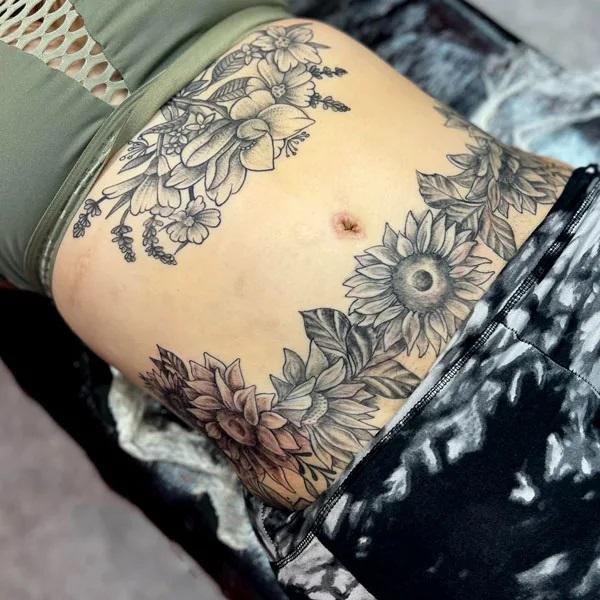 lower abdominal tattoo womenTikTok Search