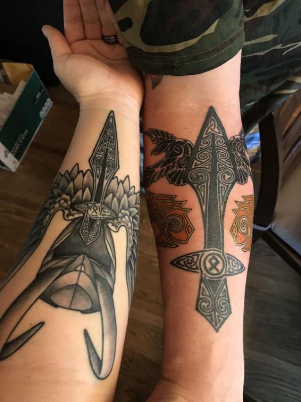 Leonidas broken spearInbox me for ur next tattoo appointmenlt star  elpasotattoos bangbang elpasotattoo luvstar214 tattooist  Instagram