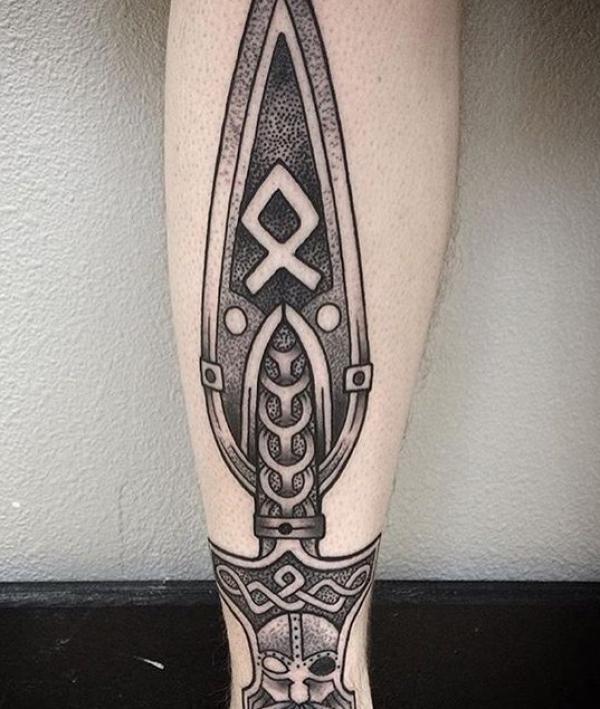 Viking Gungnir Tattoo Meaning and designs Art and Design