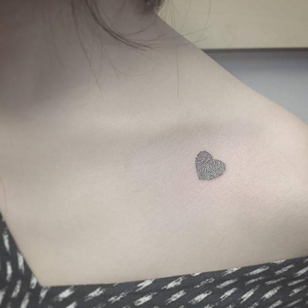 Share more than 78 fingerprint heart tattoos - in.eteachers
