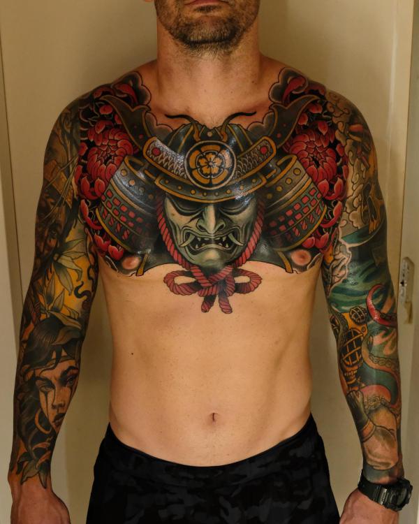 Oni Mask Tattoo Unveiling the Mystique and Meaning Art and Design