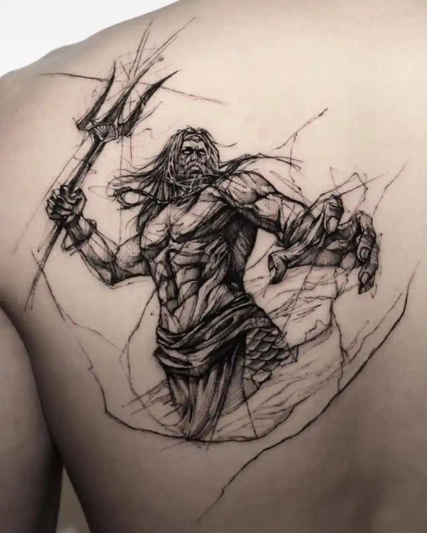 20 Poseidon Tattoo Ideas with Meaning Art and Design