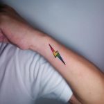 Rainbow lightning bolt