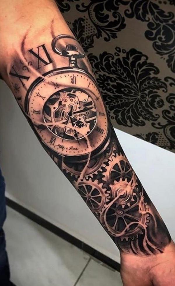 35 Bio-Mechanical Tattoo Designs