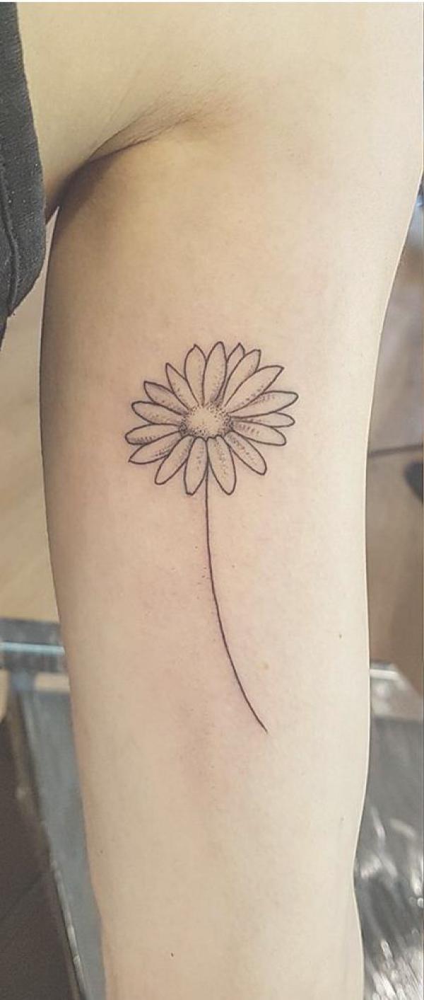 45+ Most Beautiful Daisy Flower Tattoos For Girls 2024 | Cute Daisy Flower  Tattoos For Women - YouTube