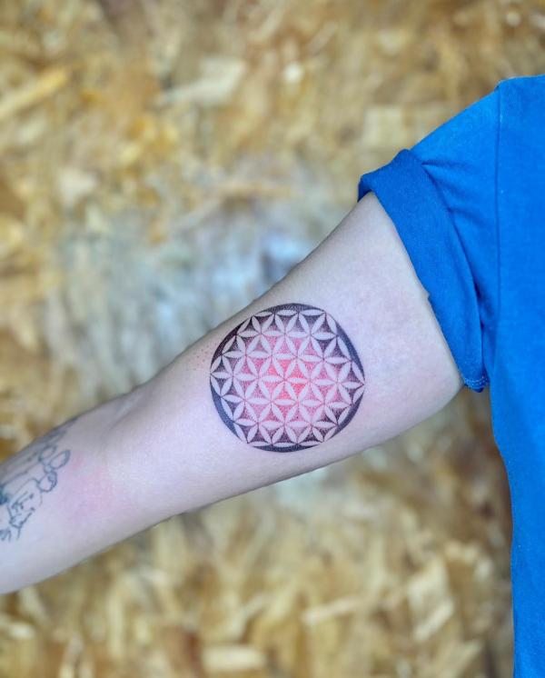 40 Flower Of Life Tattoo Designs With