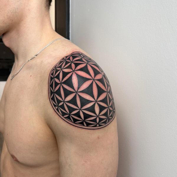 40 Flower Of Life Tattoo Designs With