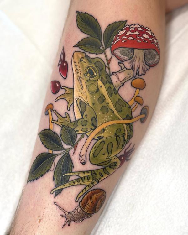 Seppuku frog   Kilburn Original Tattoo