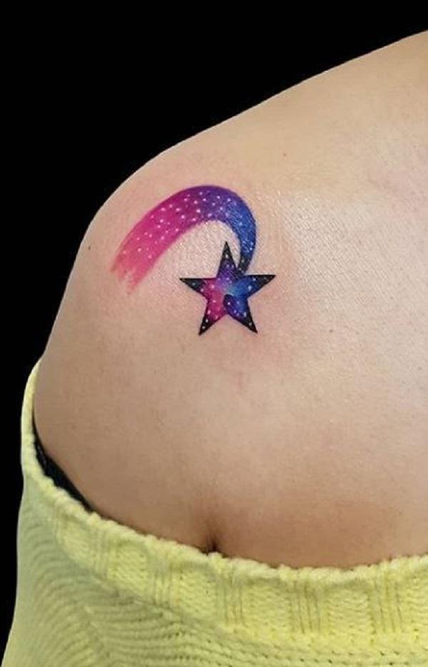 Galaxy shooting star