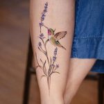 Hummingbird and Lavender