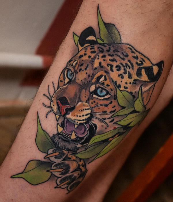Small Panther Tattoo