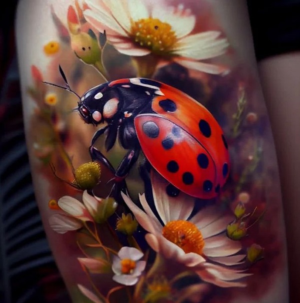 TAFLY Temporary Tattoo 3D Ladybug Waterproof Insects Tattoo Stickers for  Kids 5 Sheets : Amazon.ae: Beauty
