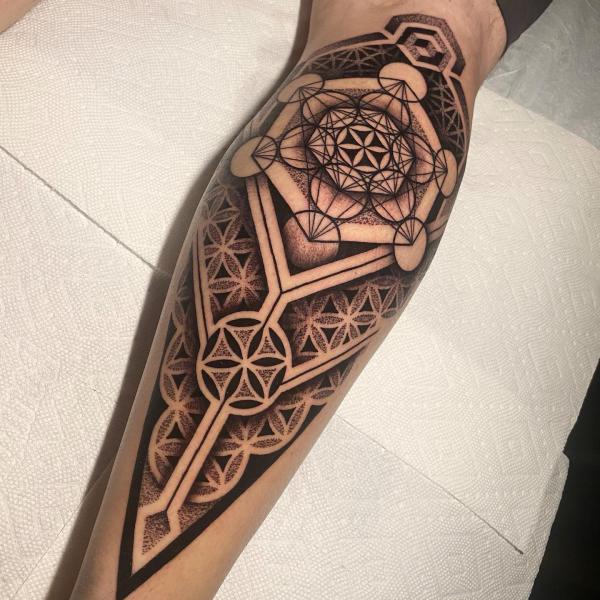 40 Flower Of Life Tattoo Designs With