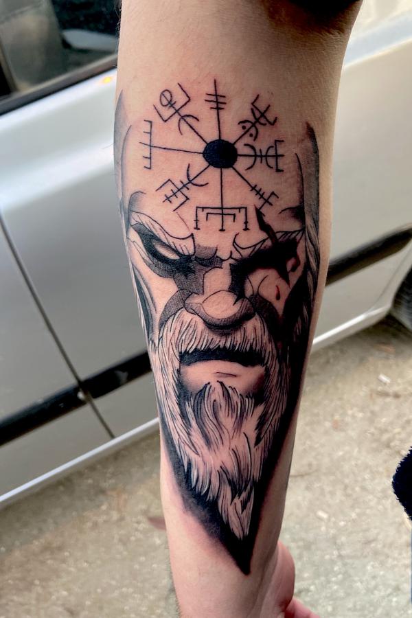 Odin Tattoo: Symbolism and Significance Explored - Viking Style