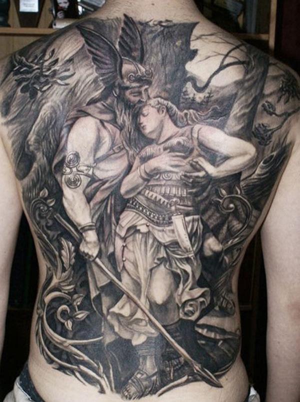 Odin Art  Viking warrior tattoos, Norse mythology tattoo, Warrior tattoos