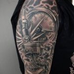 Piston and velocity gauge