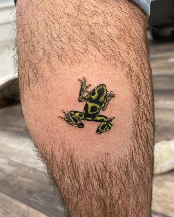 Small frog tattoo