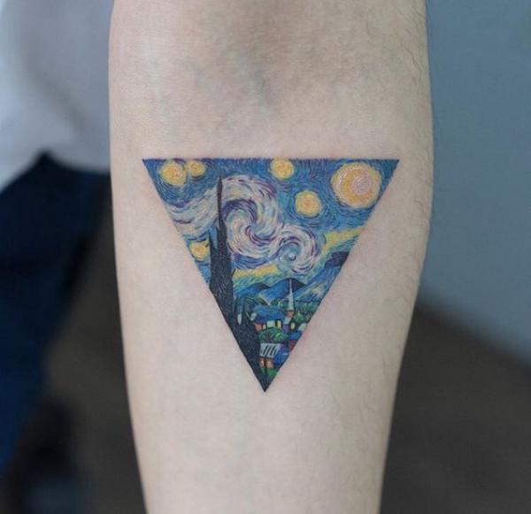 Starry night triangle
