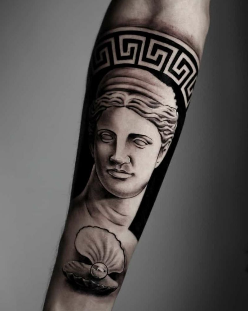 Tattoodo | Mermaid sleeve tattoos, Mythology tattoos, Greek mythology  tattoos