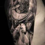 Ares and his chariot horse