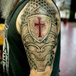 Crusader armor tattoo