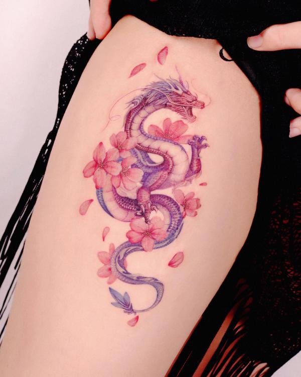 100 Cherry Blossom Tattoo Designs With Meaning Art And Design