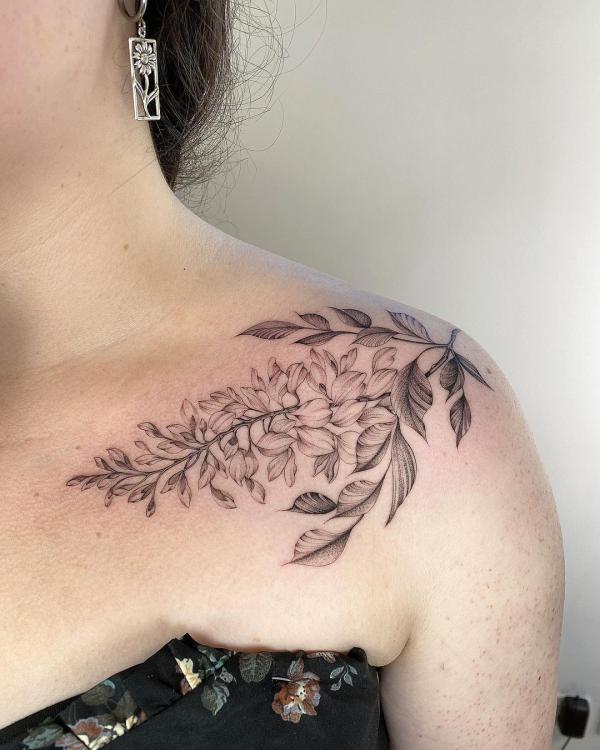 Wisteria Tattoo Ideas Designs And