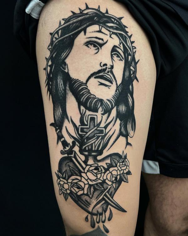 Jesus and sacred heart