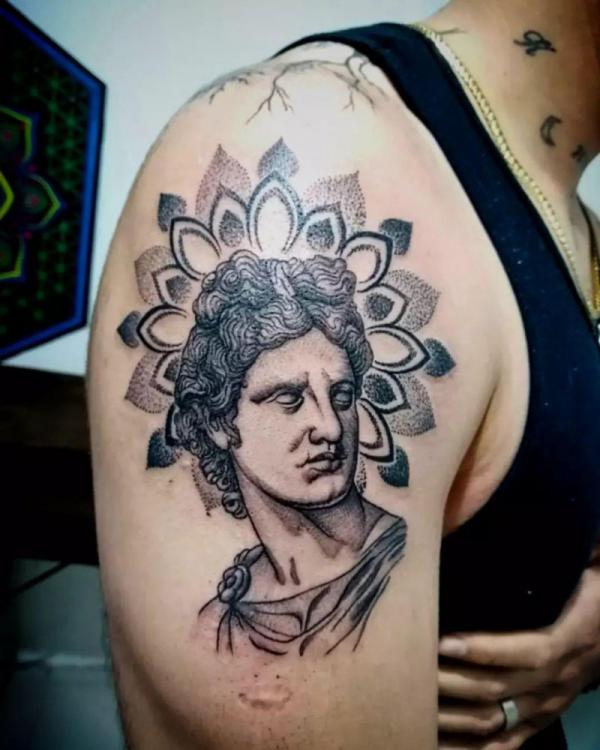 Mandala Apollo tattoo