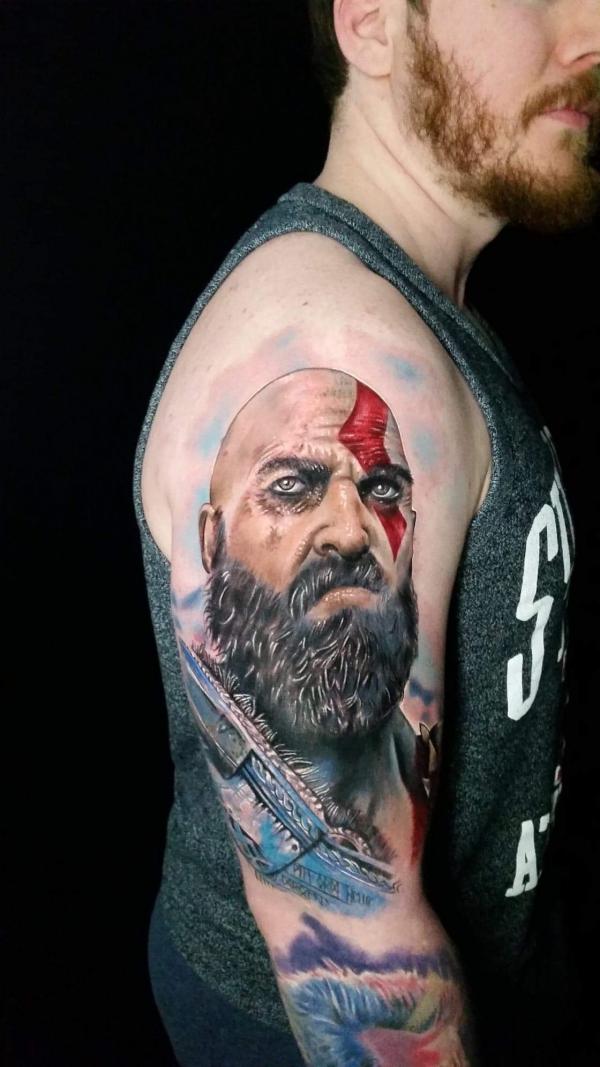 God Of War Logo Tattoo Fiercetattoostudio God Of War Logo Tattoo Fiercetattoostudio
