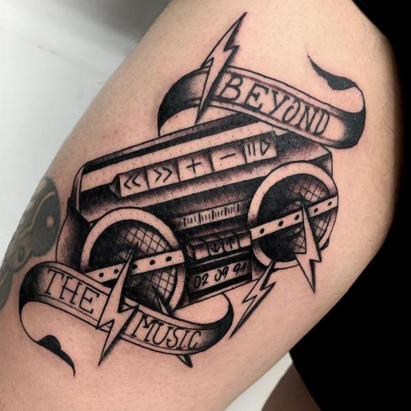 Recorder with banner