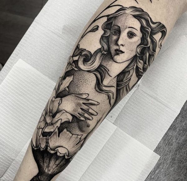 20 Captivating Aphrodite Tattoo Designs and Meanings Art and Design