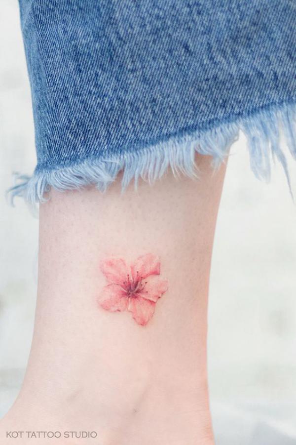 Japanese foot | cherry blossom tattoo | Jeff Tarinelli | Flickr