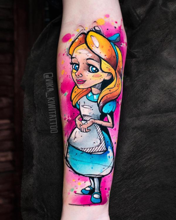 Alice in Wonderland Tattoos: A Dive into the Rabbit Hole