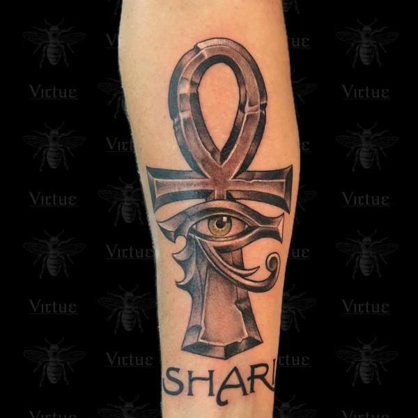 Unique Ankh Tattoo Design Ideas With A Deeper Meaning - TattooGlee | Ankh  tattoo, Cross tattoo, Cross tattoo on wrist