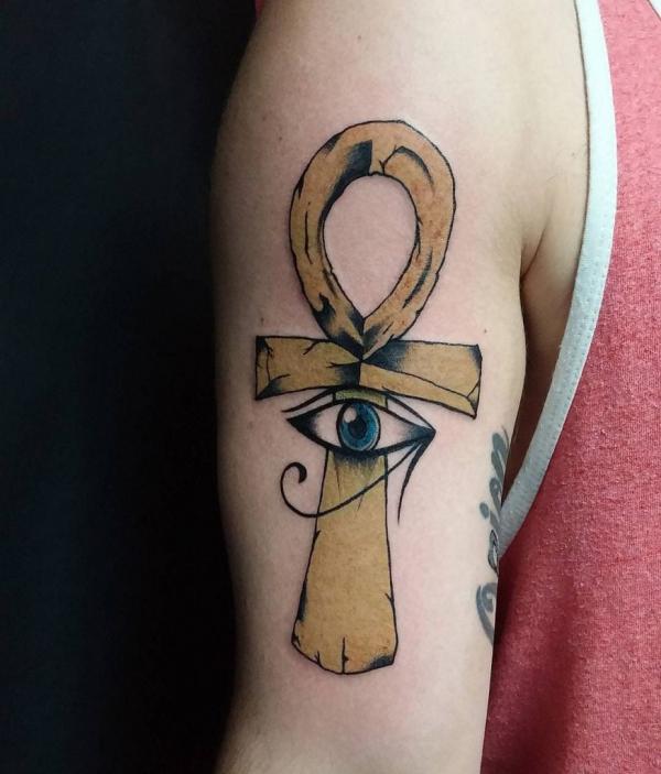 Ankh with the Eye of Ra