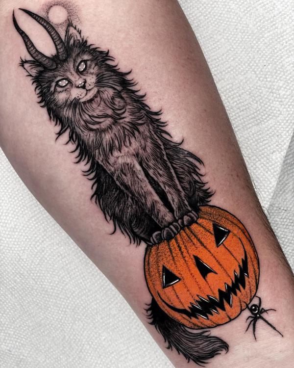 50 Inspiring Black Cat Tattoo Designs and Their Meanings | Art and Design