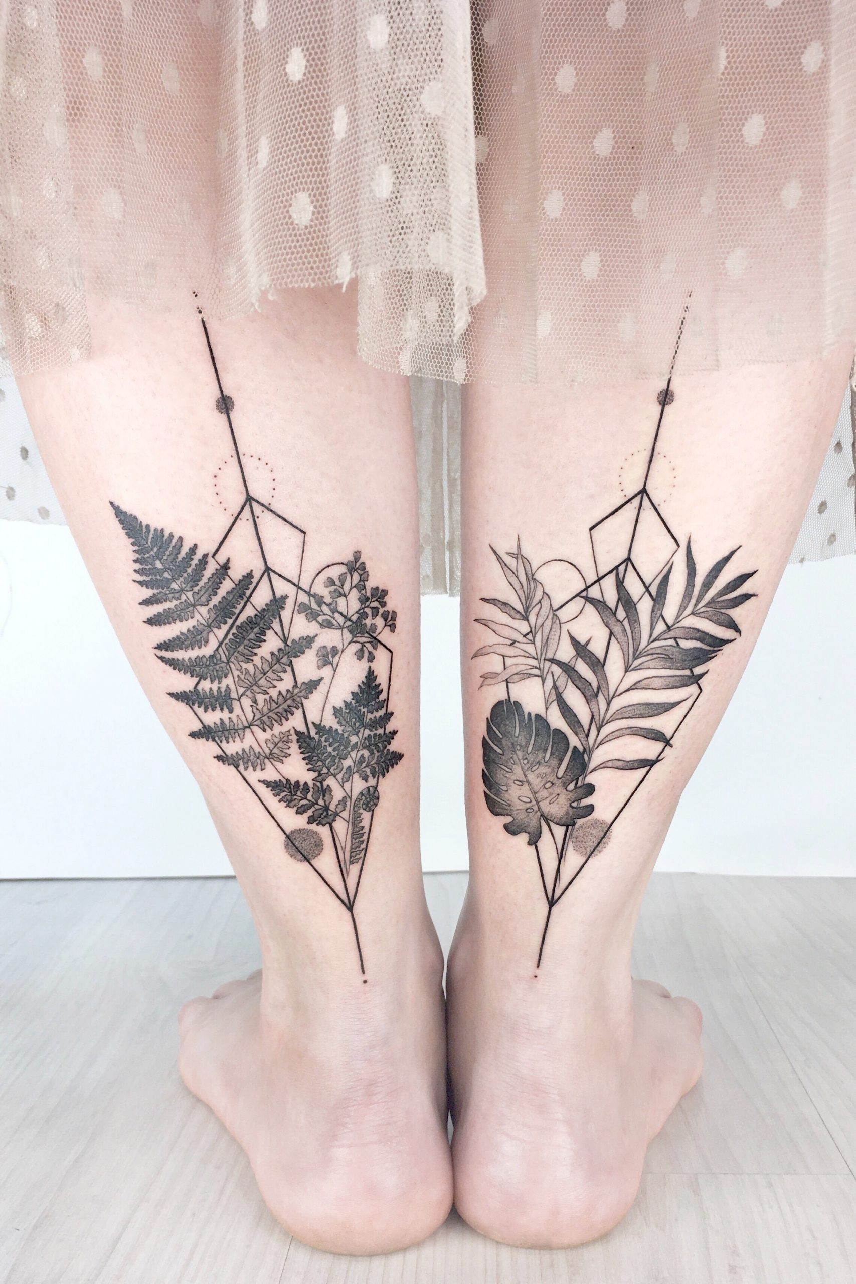 Tattoo Artist Uses Real Leaves And Flowers As Stencils To Create Botanical  Tattoos | Bored Panda