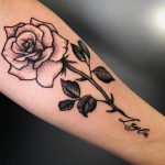 40 Rose with Thorns Tattoos with Meaning | Art and Design