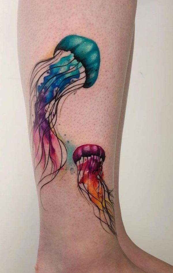 100 Jellyfish Tattoo Designs: the Elegance of Marine Life | Art and Design