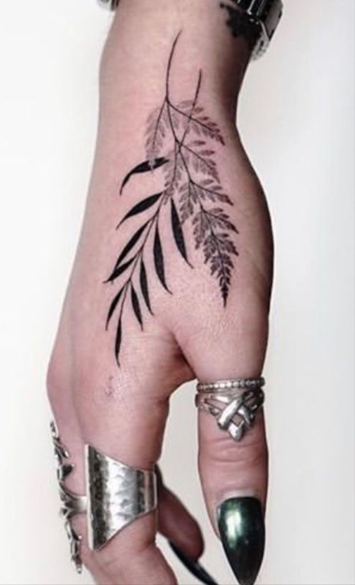 Willow tattoo on hand